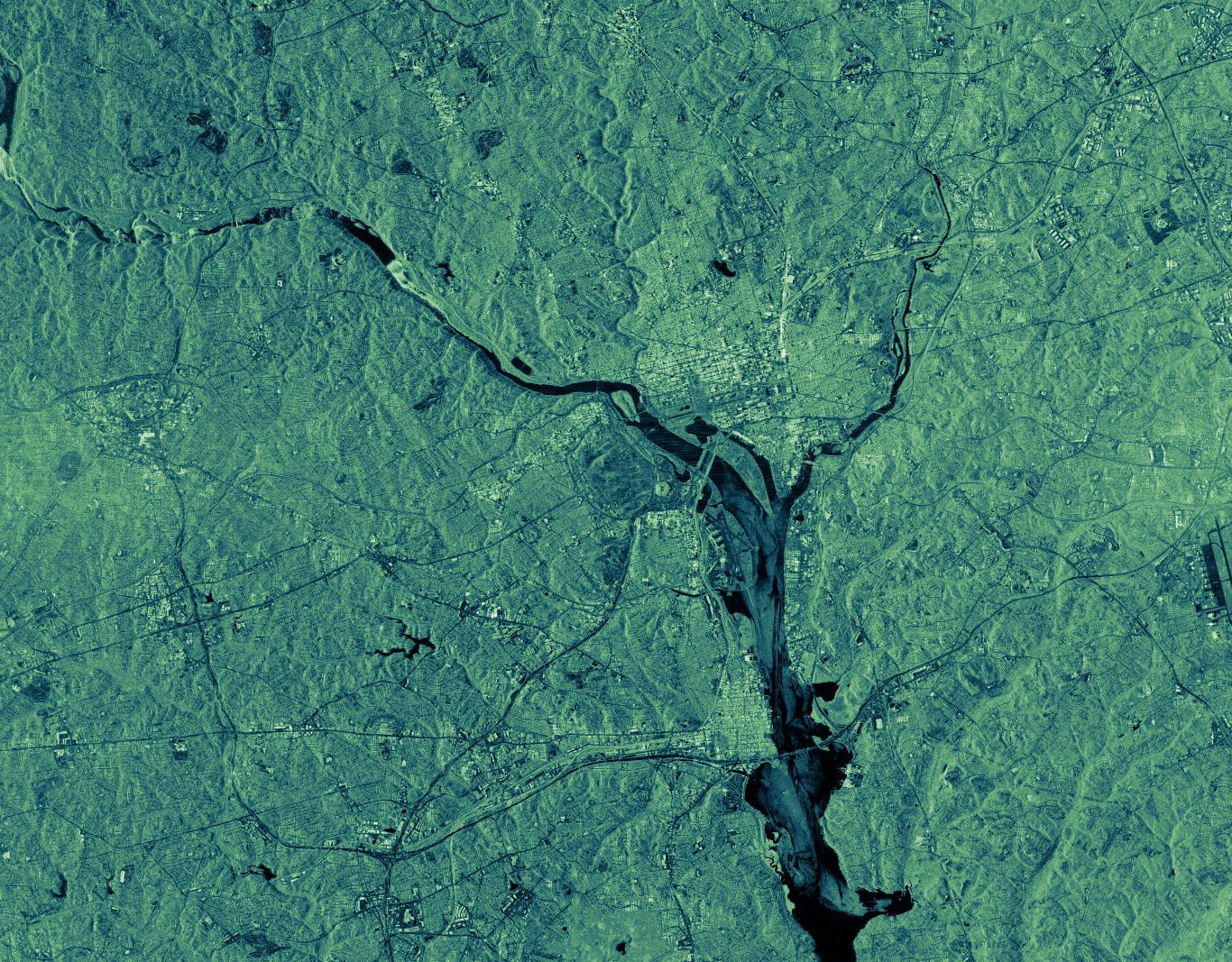SAR Satellite Background